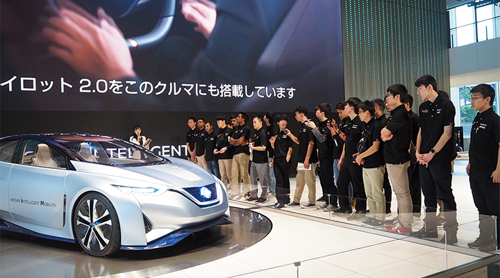 国内研修（自動車整備科・一級自動車工学科1年生）