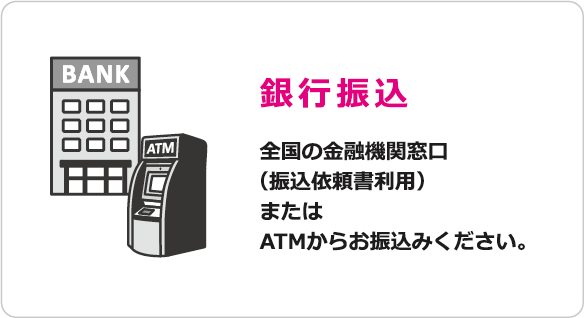 銀行振込